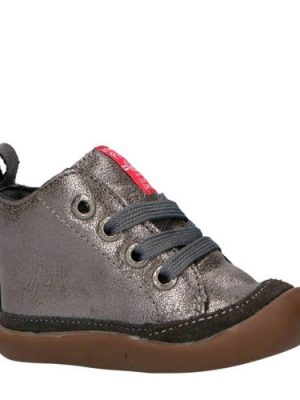 Shoesme leren babyschoenen zilver