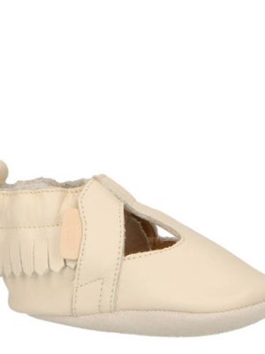 Boumy Sid leren babyschoenen wit